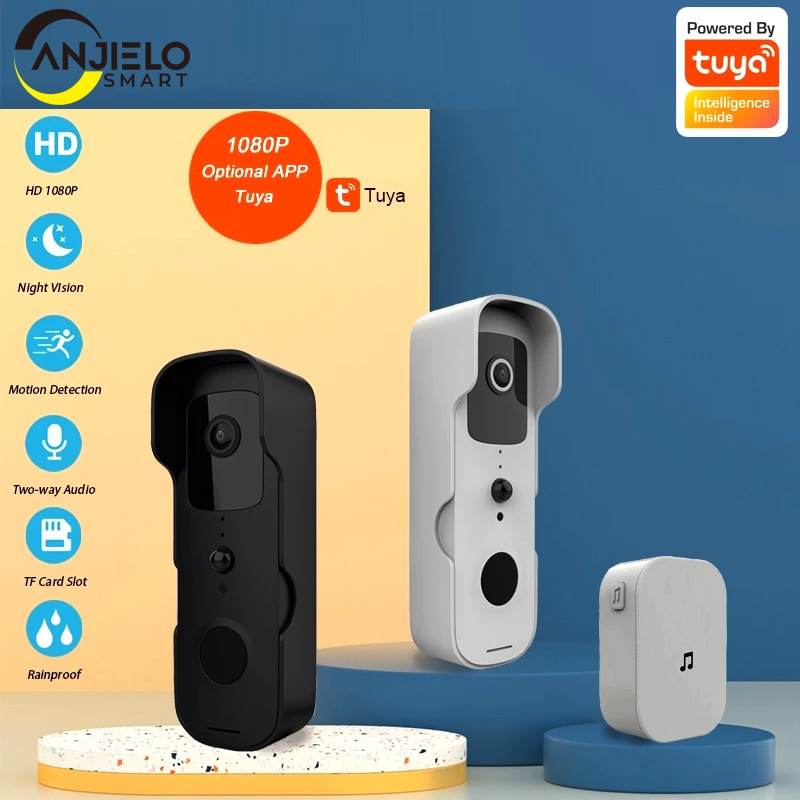 Tuya Smart Wireless Video Doorbell Digital Visual WIFI Door