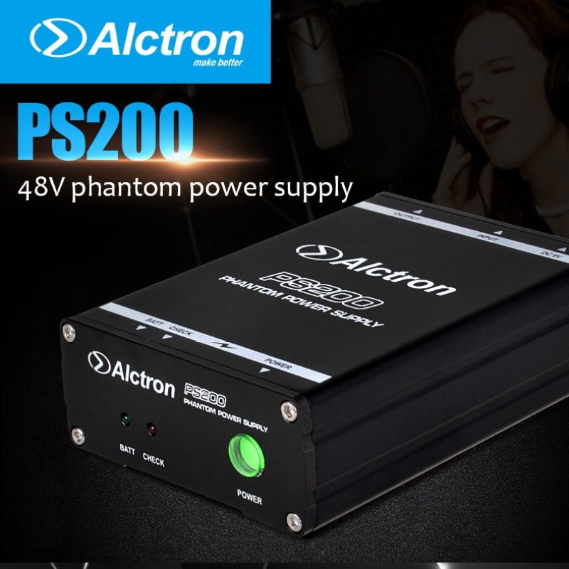 Original Alctron PS200 48V Phantom Power Supply for Condenser