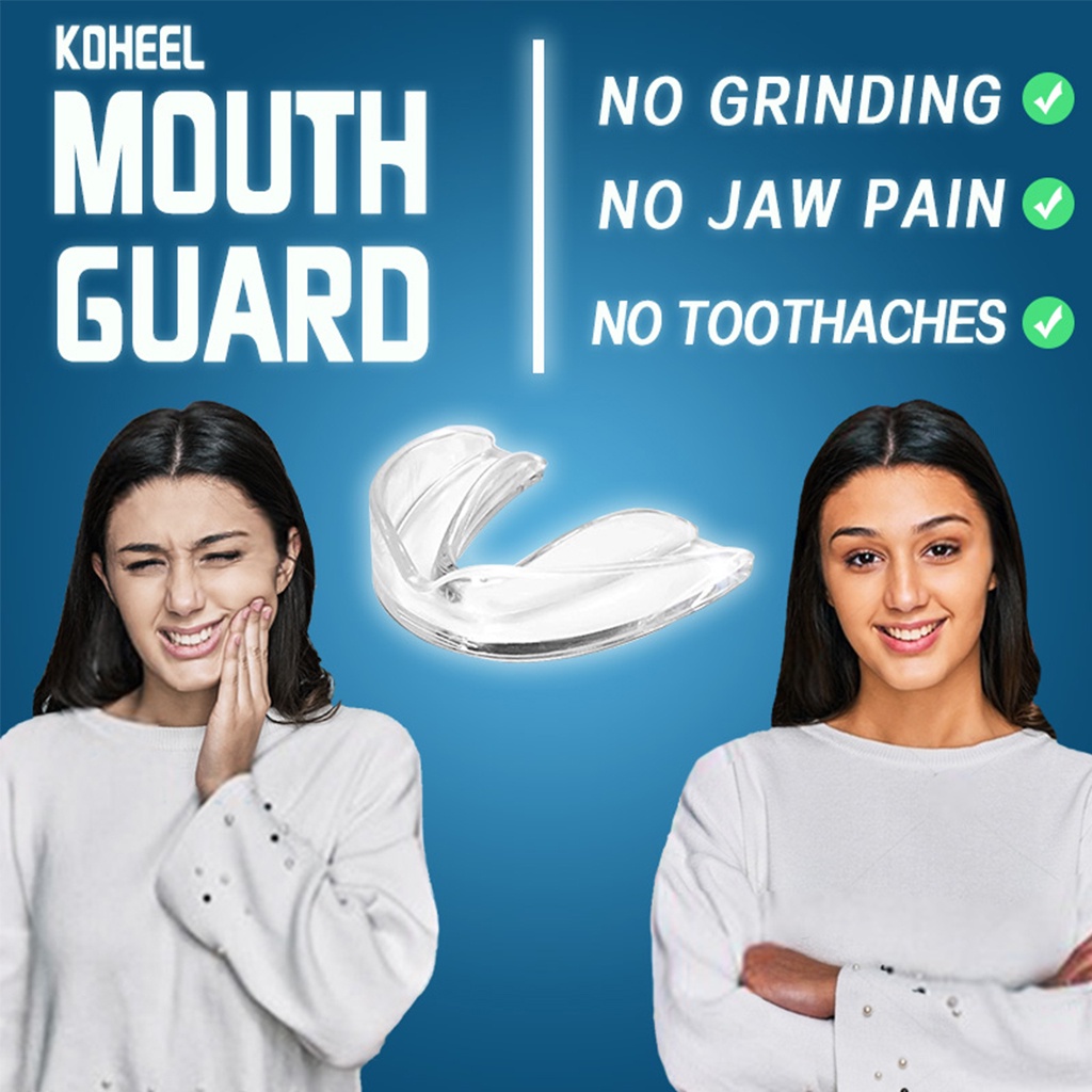 KOHEEL Mouth Guard for Teeth Grinding, Moldable and Easy to Use Night Dental Guard, Stops