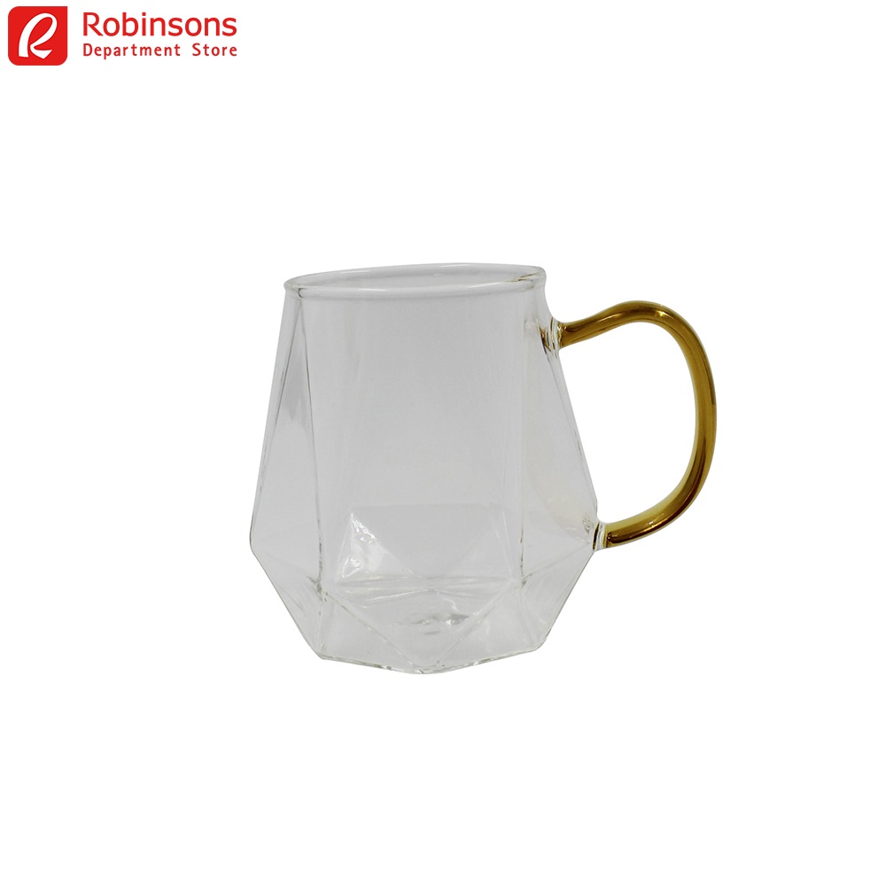 Yellow Diamond Glass Cup 350ml Shopee Philippines