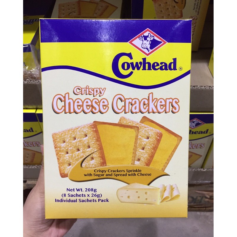 Cowhead Crispy Cheese Crackers 208g Shopee Philippines