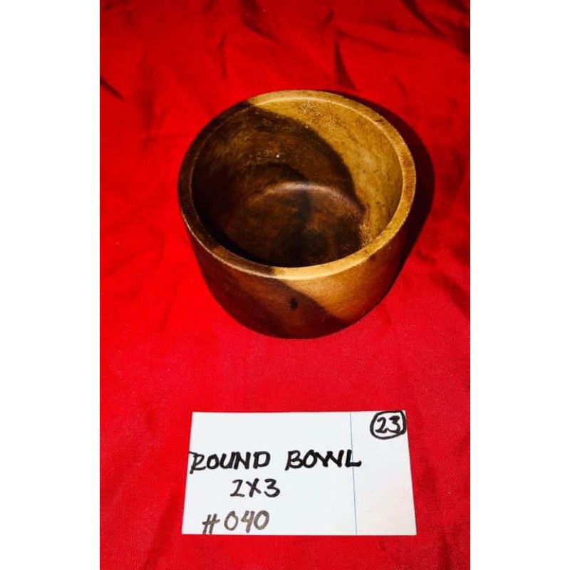 ☁Wooden Bowl Made of Acacia wood Shopee Philippines