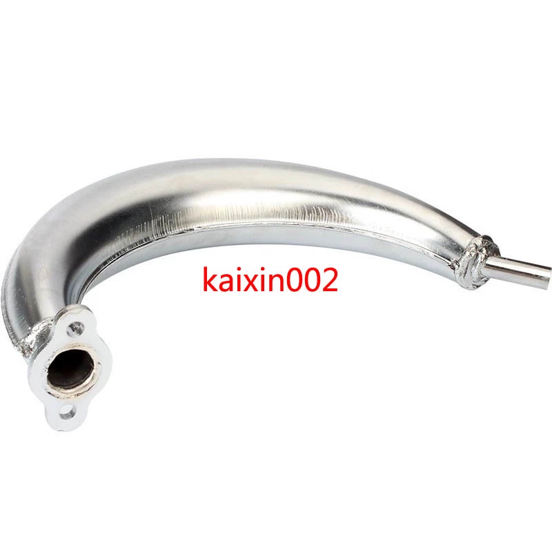 Motorcycle electroplating banana exhaust pipe muffler chimney For Two stroke 49cc 60cc 80CC