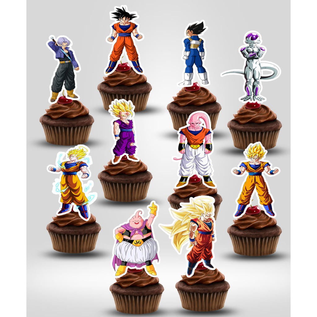 Dragon Ball Z Cake Topper Set Shopee Philippines