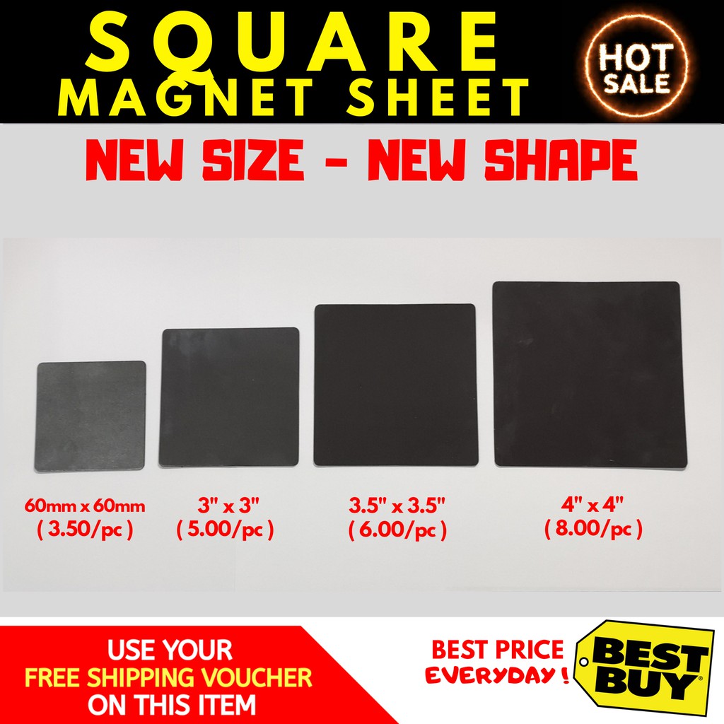 10pcs Square Sheet [New Sizes] Shopee Philippines