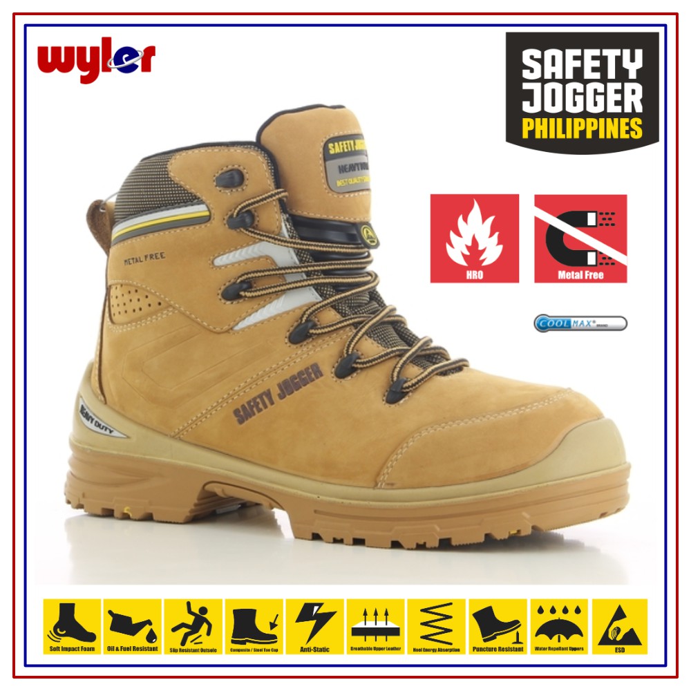Safety Jogger Ultima NuBuck S3 Heat Resistant High Cut Shopee Philippines