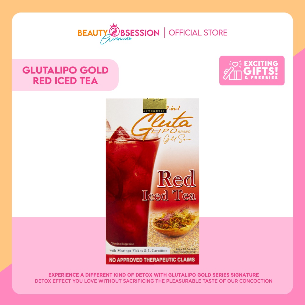 Glutalipo Gold Red Iced Tea Shopee Philippines