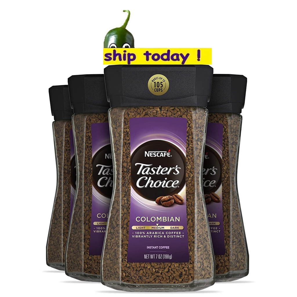 Nescafe Taster's Choice 100 Colombian Medium Roast Instant Coffee 198