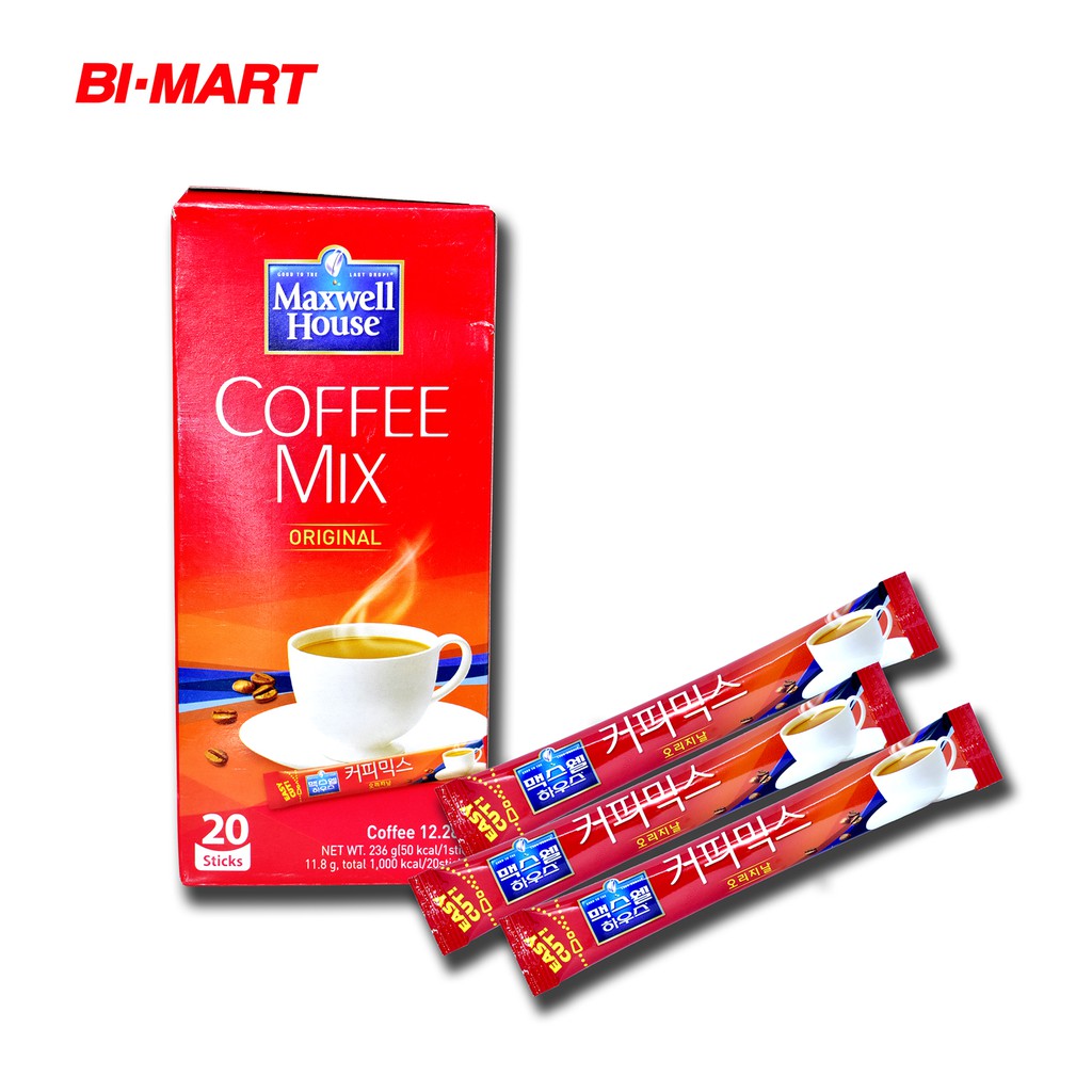 Maxwell House Coffee Mix Original (20 sticks 236g) Shopee Philippines