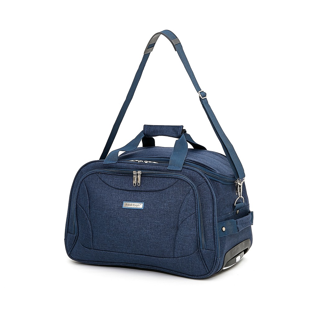 British Knight Betb804 18"(Small) Navy Blue Wheeled Duffle Bag Trolley