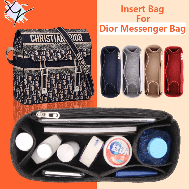 Felt Insert Bag Fits for Messenger Bag Organizer Cosmetic Bag Ladies