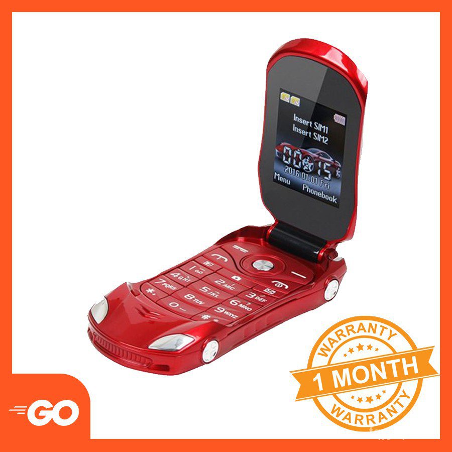 NEWMIND F15 Sports Car Dual SIM Mobile Flip Basic Phone otHR Shopee