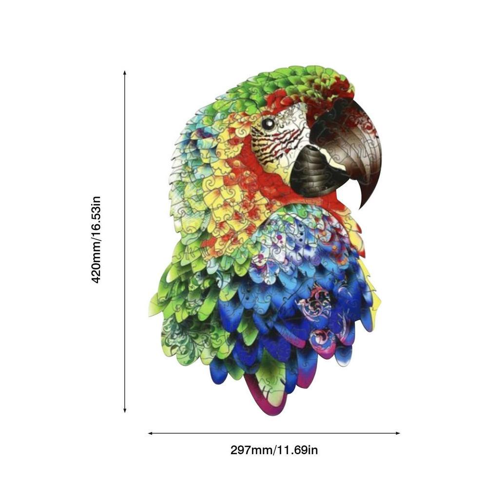 Wooden Jigsaw Puzzle Unique Shape Jigsaw Pieces Animal Irregular Puzzle