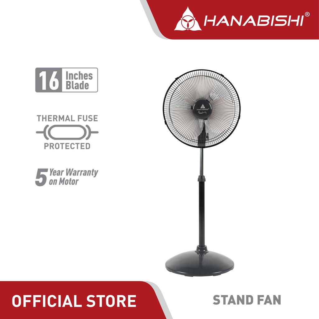 Hanabishi Stand Fan Classic Air 16SF 16 inch blade High Quality