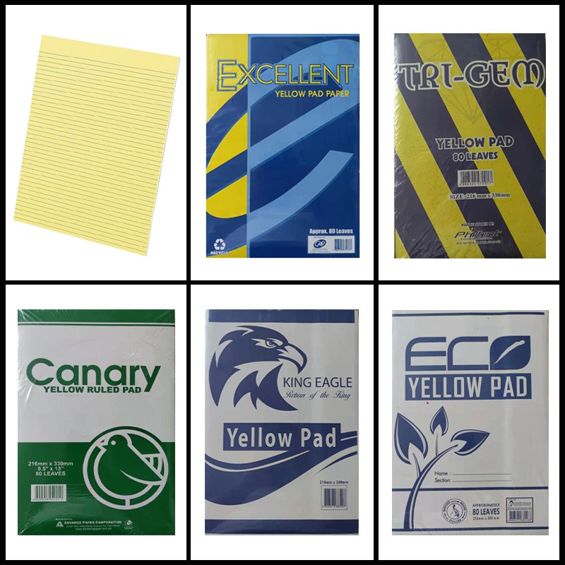 YELLOW PAD PAPER school supplies, yellowpad Shopee Philippines