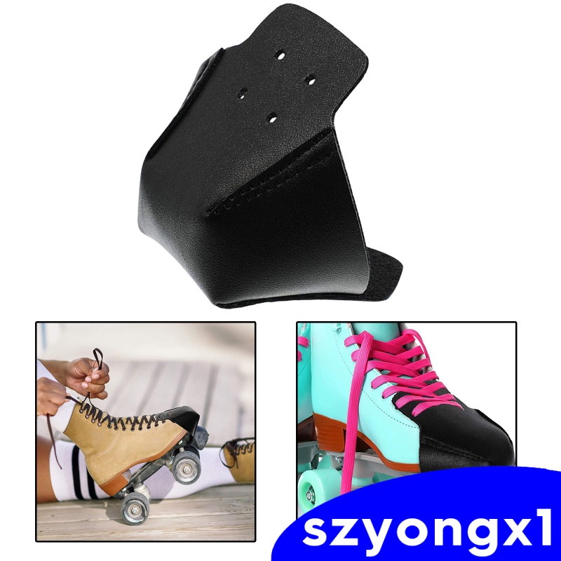 1x Roller Skates Toe Guards Leather Roller Skating Shoes Toe Cap