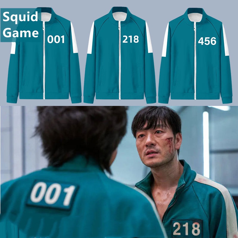 Squid Game Outfit 456 001 218 067 Customize Number Korean Drama Cosplay