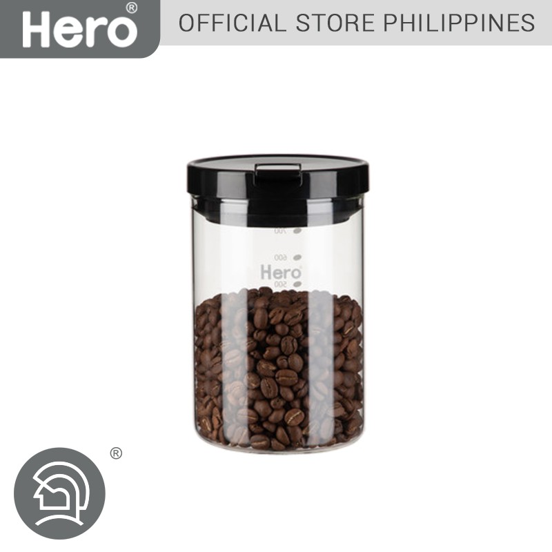 Hero Vacuum Sealed Glass Jar Borosilicate Heat Resistant Glass