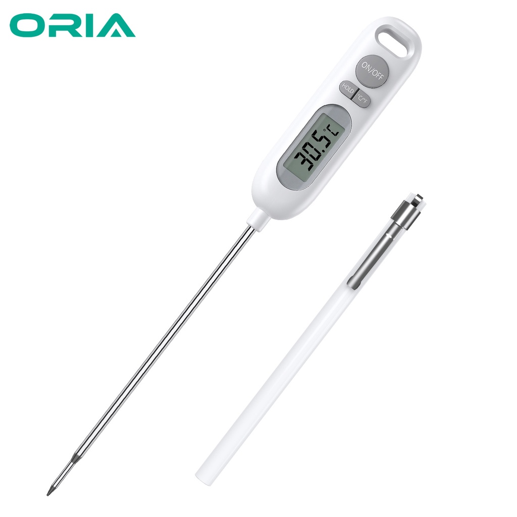 ORIA Waterproof Digital Food Thermometer Instant Read Kitchen Cooking