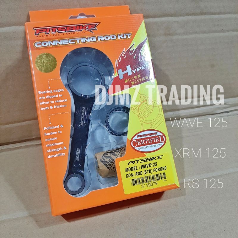 WAVE, RS, XRM 125 ( Fi & Carb ) CONNECTING ROD PITSBIKE