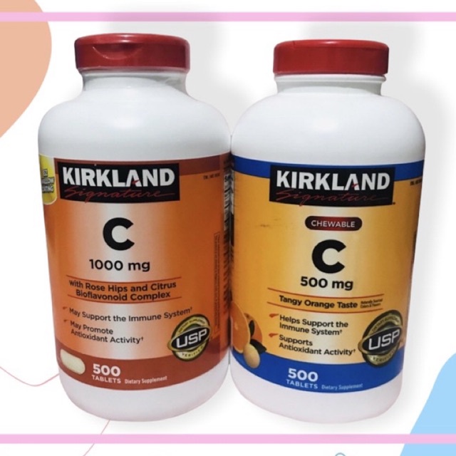 Kirkland Signature Vitamin C 500 tablets Shopee Philippines