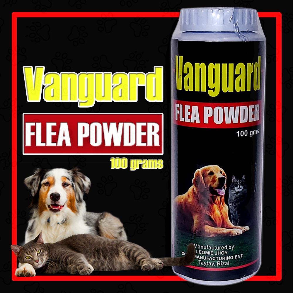 Vanguard Flea Powder for Dog and Cat Pets100grams Shopee Philippines
