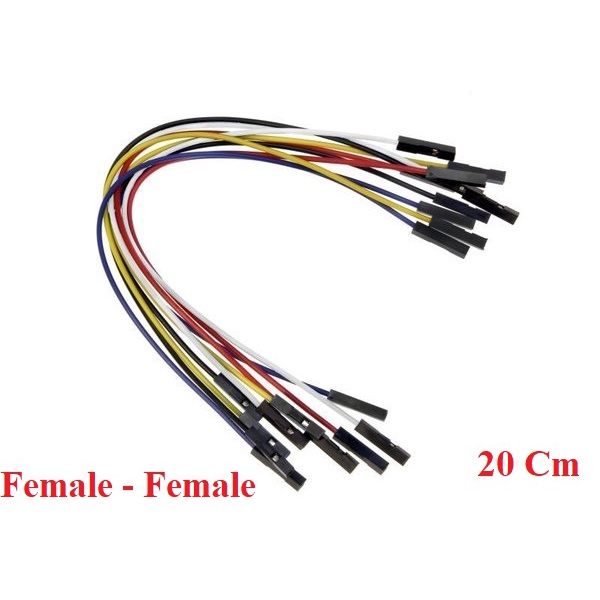 Jumper Cable Female Female Retail 1pc 1 Piece Arduino Rainbow 20cm