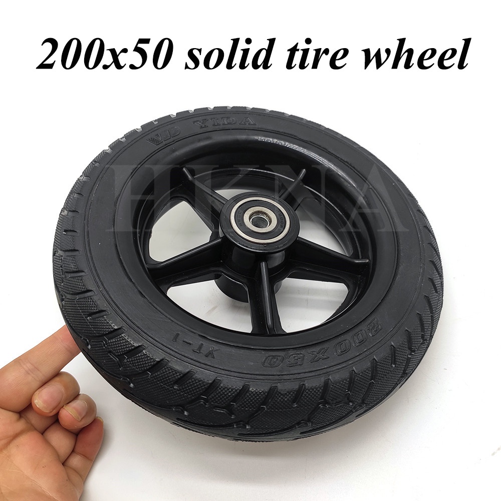 200x50 Solid Tire Wheel for Electric Scooter Balance Car 8x2 Solid