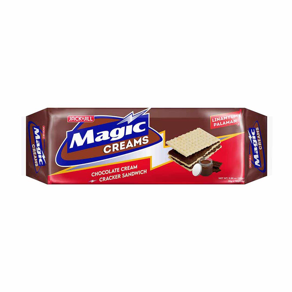 Jack 'n Jill Magic Creams Chocolate 28g Pack of 10 Shopee Philippines