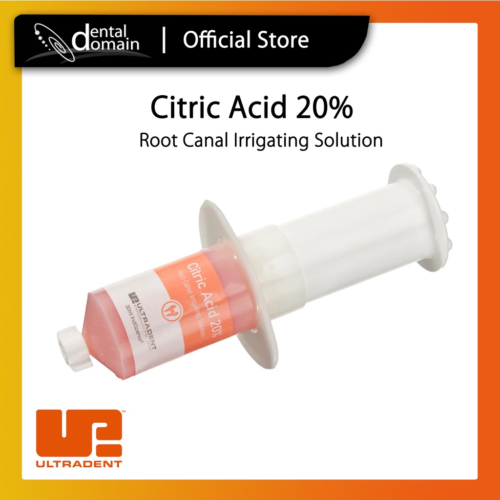 Ultradent Citric Acid 30ml Root Canal Irrigating Solution Dental
