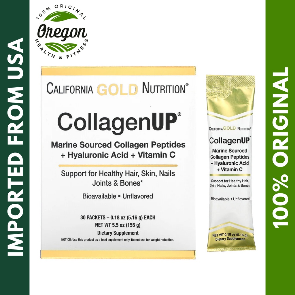 California Gold Nutrition CollagenUp Marine Collagen+Hyaluronic Acid