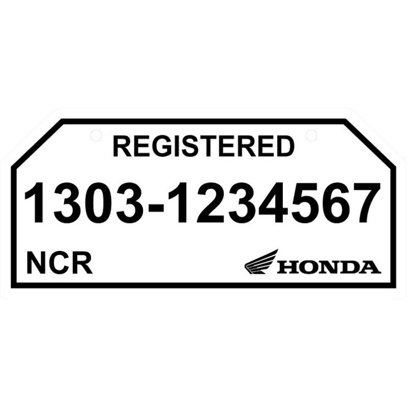 temporary plate number conduction stickers Shopee Philippines