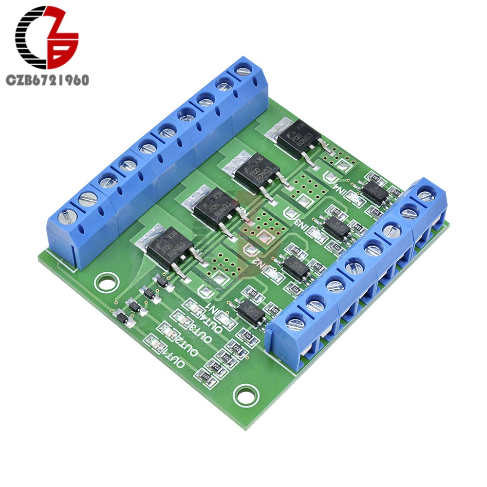 ＞MOS FET 4 Channel Pulse Trigger Switch Controller Board PWM