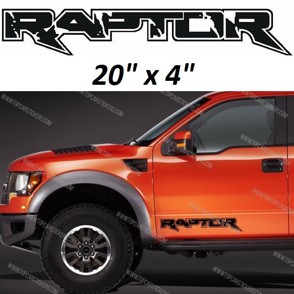 1PC FORD RAPTOR SVT Truck Off Road 4x4 Side Bed Lettering Decals Shopee Philippines