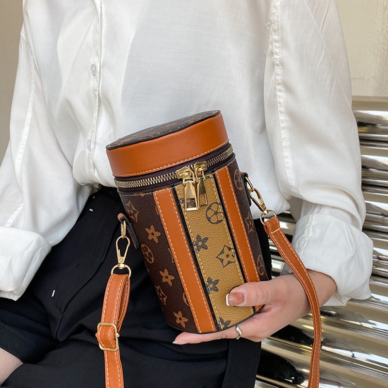 Korean Bucket Bag for Women Fashion Printing Sling Shoulder Bag Casual