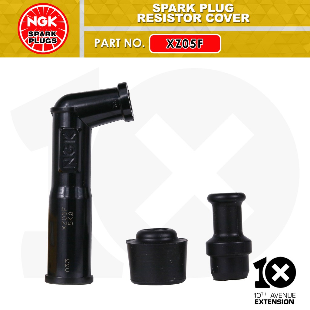10thX NGK Spark Plug Cap(Resistor Cover) XZ05F (Black) Shopee Philippines