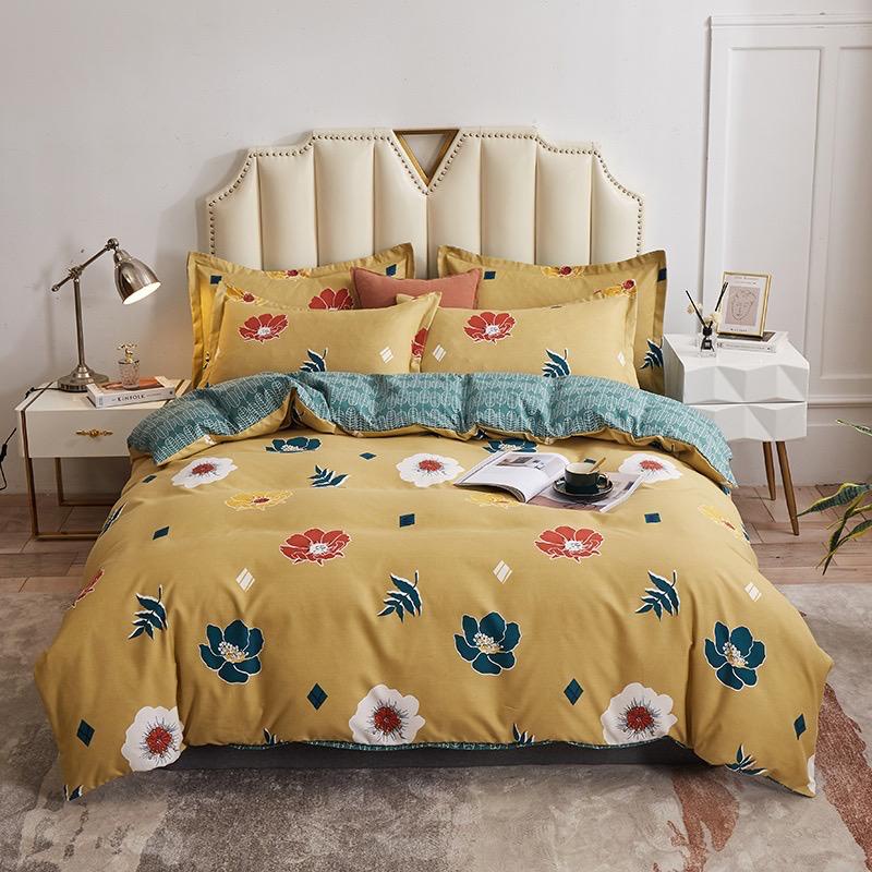 4 in 1 Sheet Set Zip Sheet Full Cover Double Size Queen Bed Sheet with