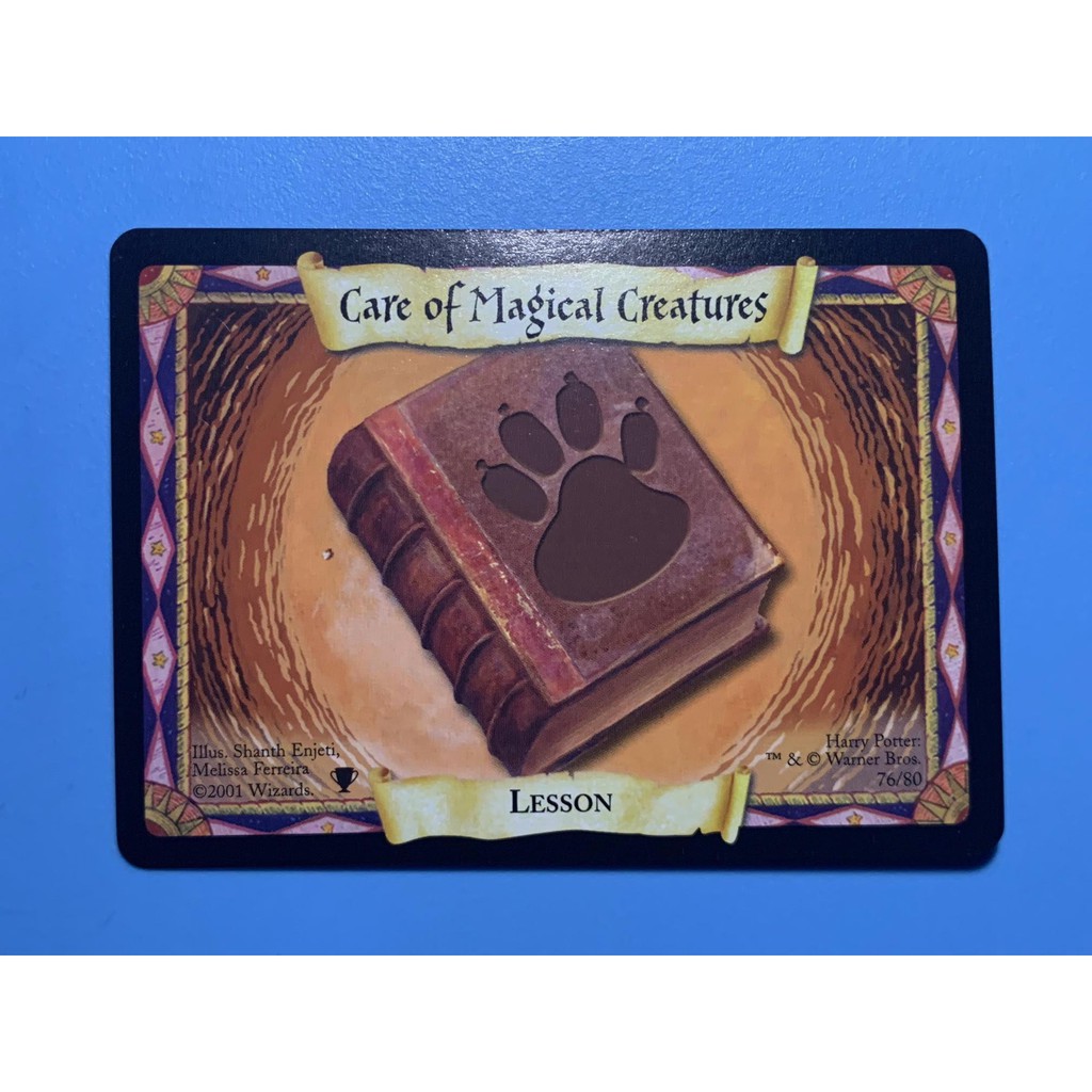 Harry Potter Trading Card Game Quidditch Cup 76 Care of Magical