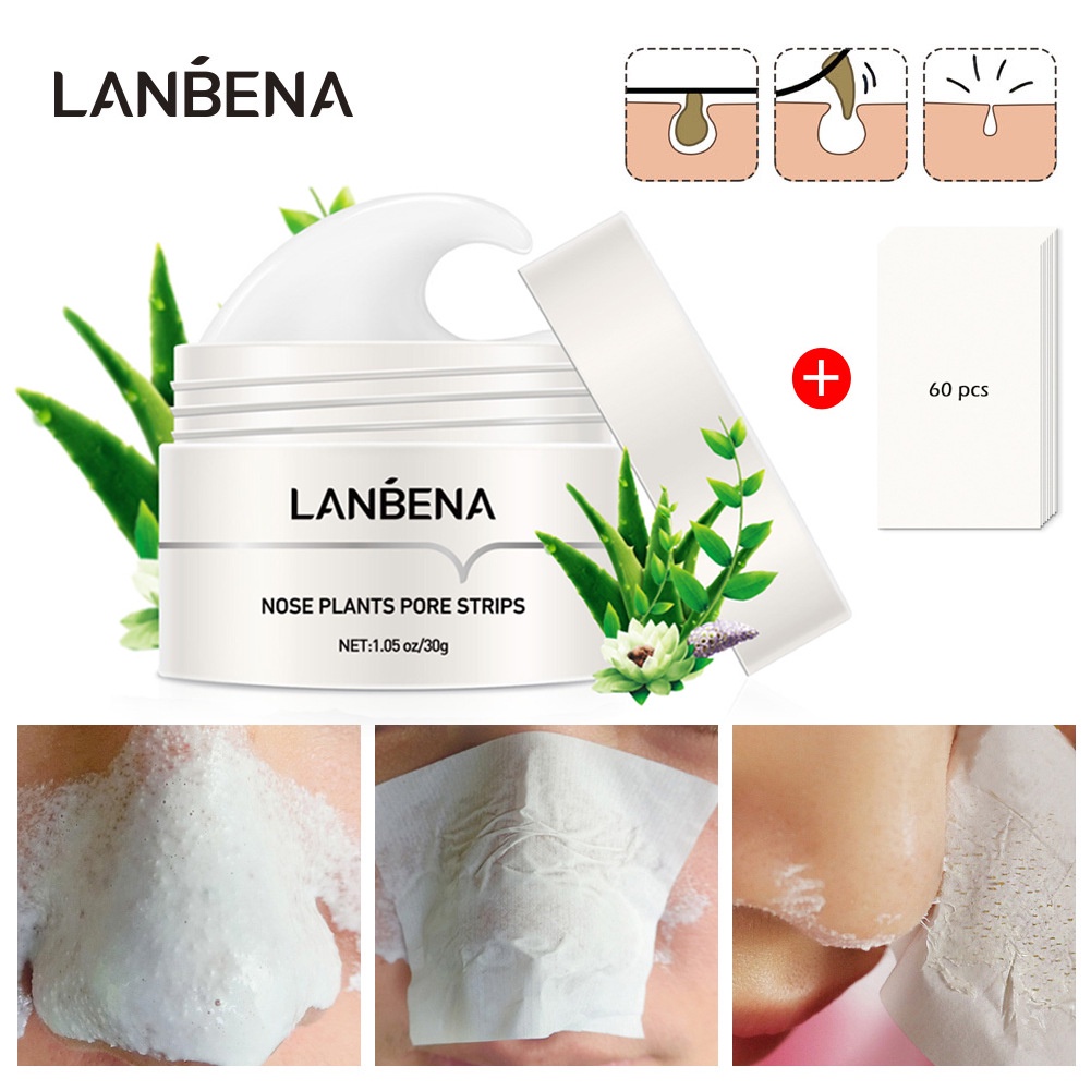 LANBENA Trilogy Of Removing Blackheads No. 1 Tea Tree Oil Blackheads Removal Liquid No. 2 Nose