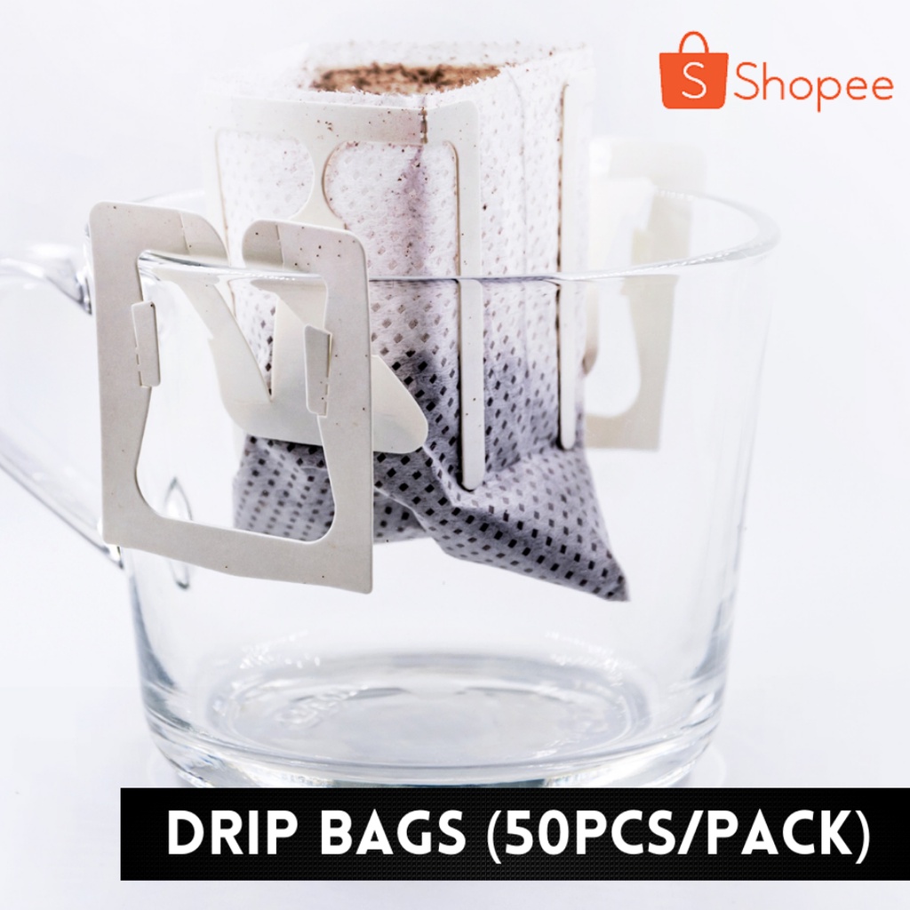 Empty Drip Coffee Bags (50pcs/pack) Japanese Material [High Quality