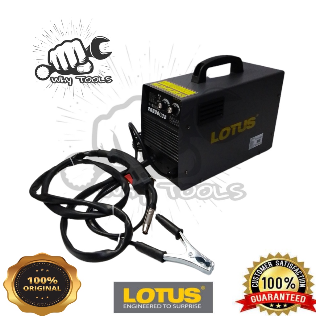 LOTUS MIG INVERTER WELDING MACHINE 200 AMP (FLUX CORED) Shopee