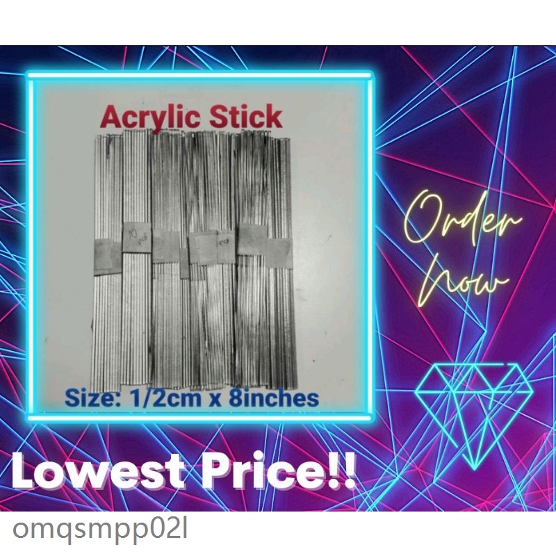 Clear Precut Acrylic Stick sheet Acrylic Strip Plexiglass panel perspex