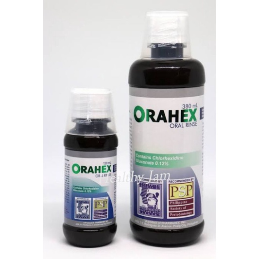 ORAHEX Mouth Rinse Chlorhexidine (120ml, 380ml) Shopee Philippines