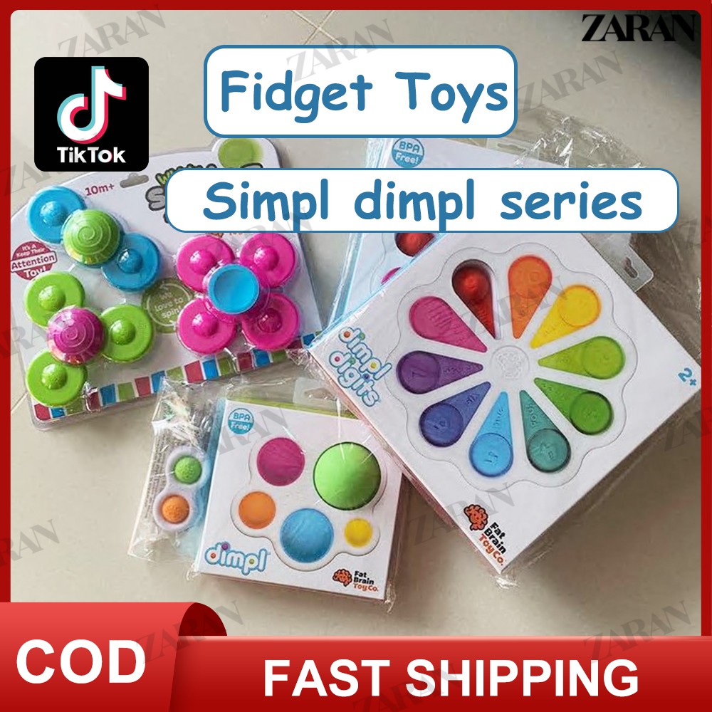 Tiktok fidget toys Fat brain Simpl dimpl Baby silicone sensory toy