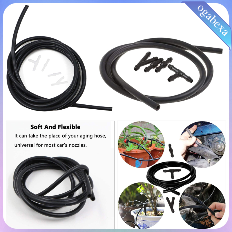 Car Windshield Washer Fluid Hose 200cm (78.8inch) Windshield Hose