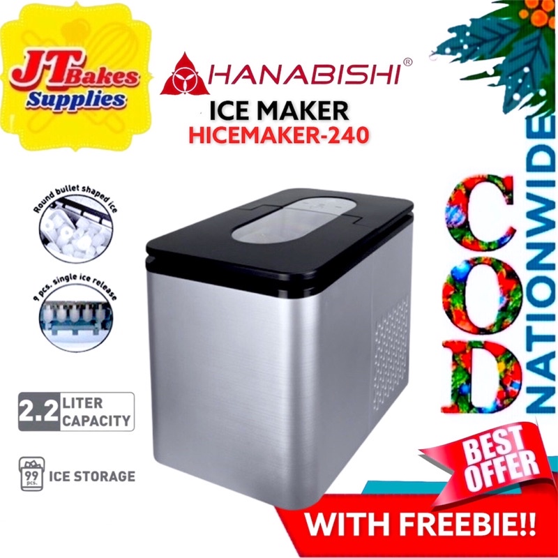 Hanabishi Ice Maker Hicemaker240 2.2L with Freebie Shopee Philippines