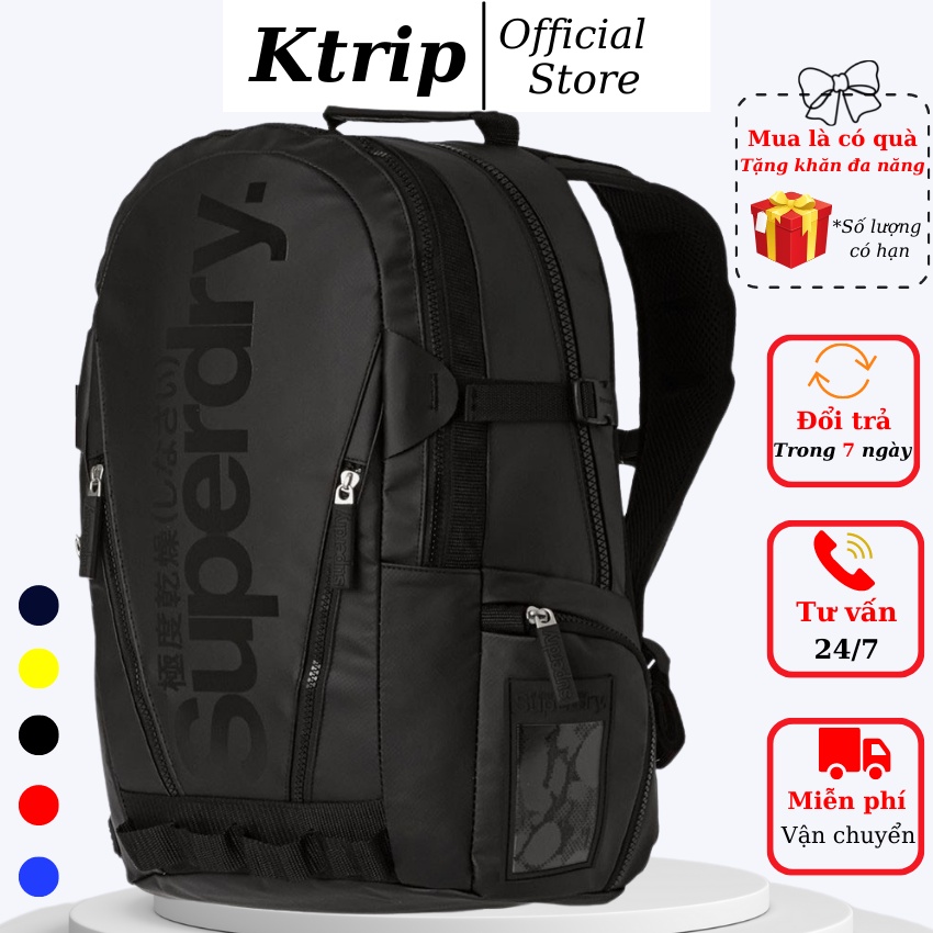 Superdry Mega Ripstop Tarp Backpack, Laptop Men And Women Waterproof