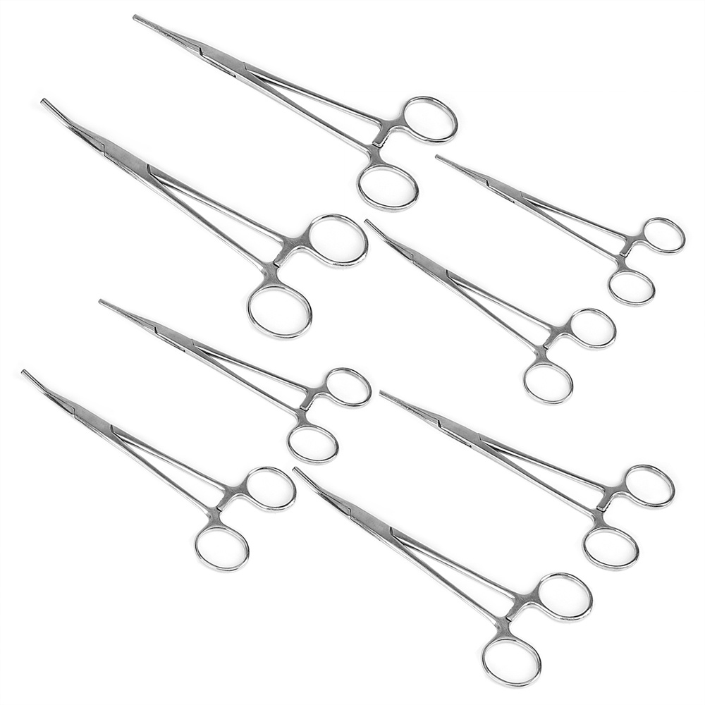 Hemostatic Forceps Curved/Straight Fishing Locking Pliers Hand Tool Pet