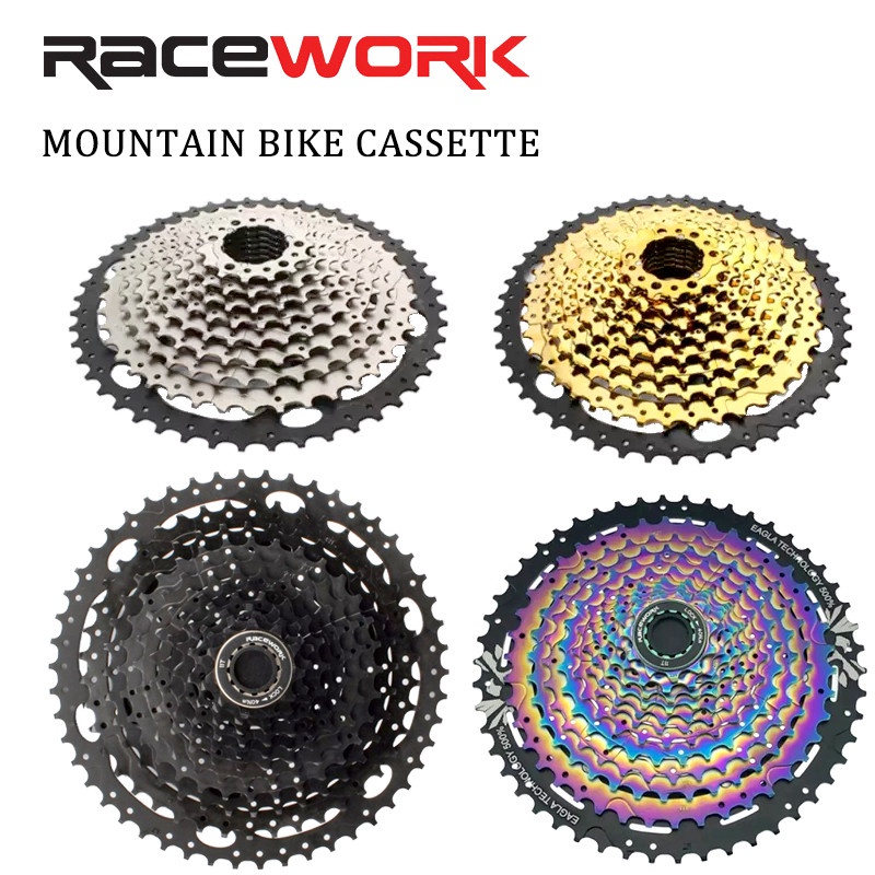 RACEWORK Bike Cassette Mountain Bike Cassette Bike Flywheel 10/11/12
