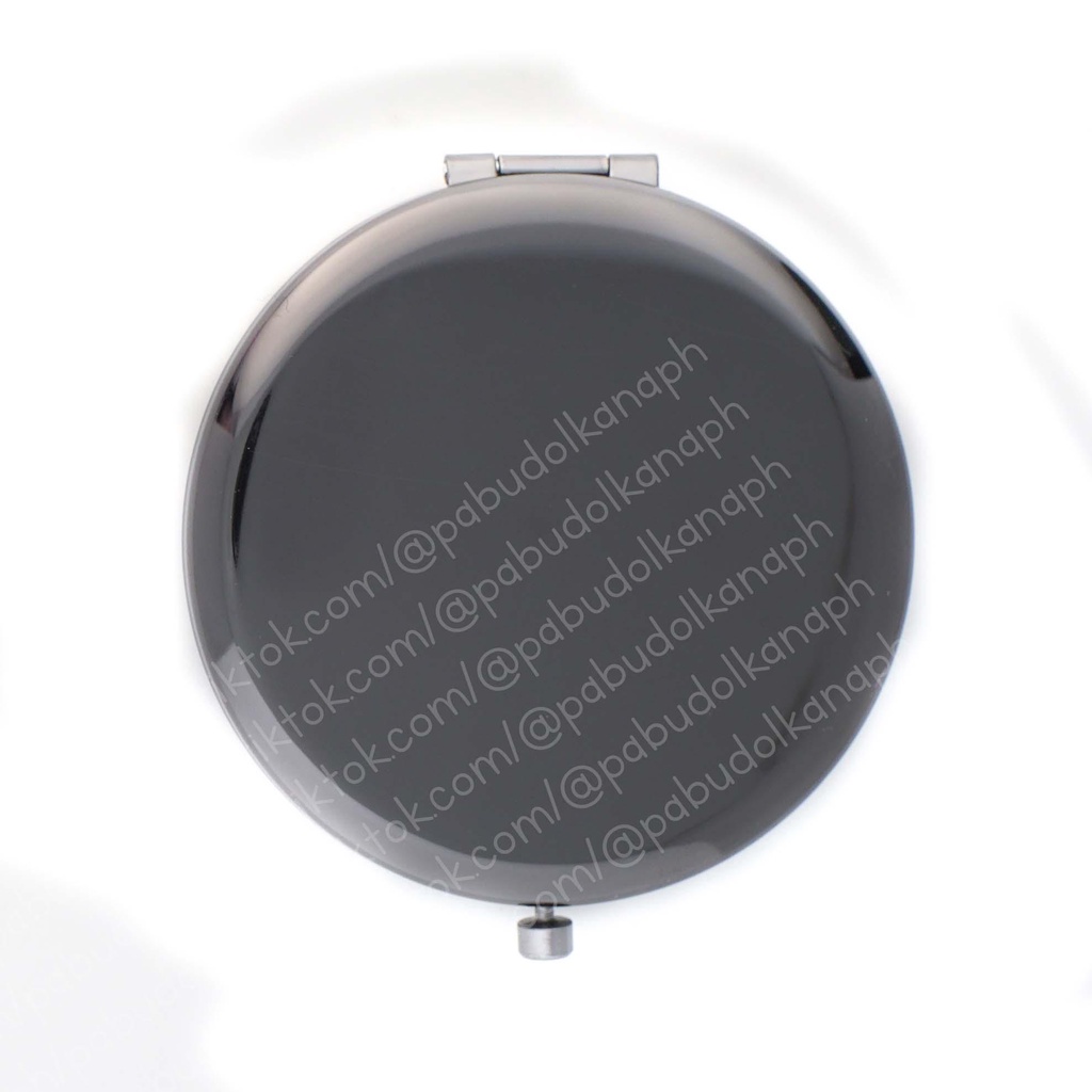 Personalized Compact Mirror Stainless Cover 2 Side Mirror View With